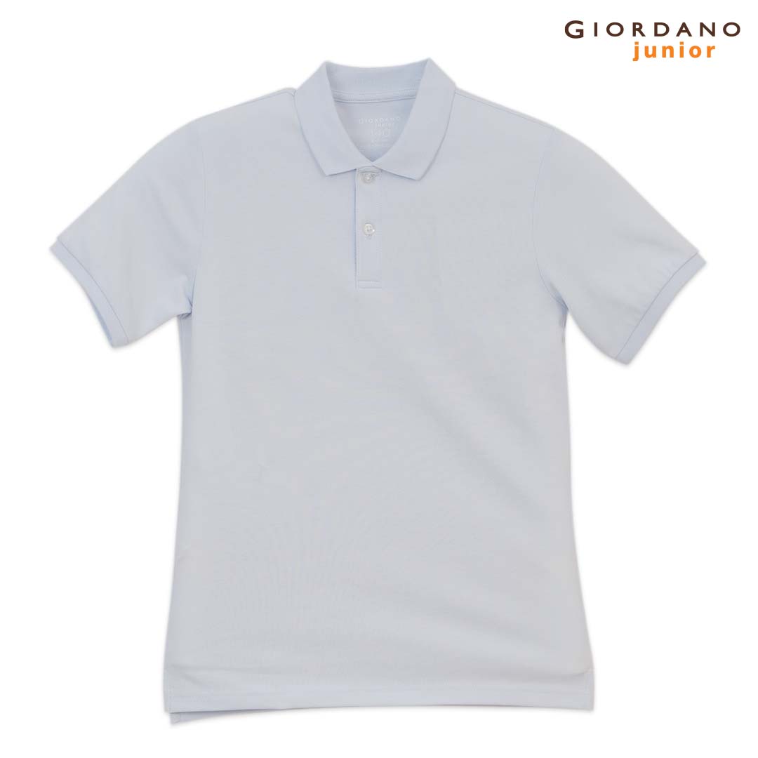 GIORDANO Junior Sweatmark-Free Cotton Lycra Pique Regular Fit Polo (03016248)