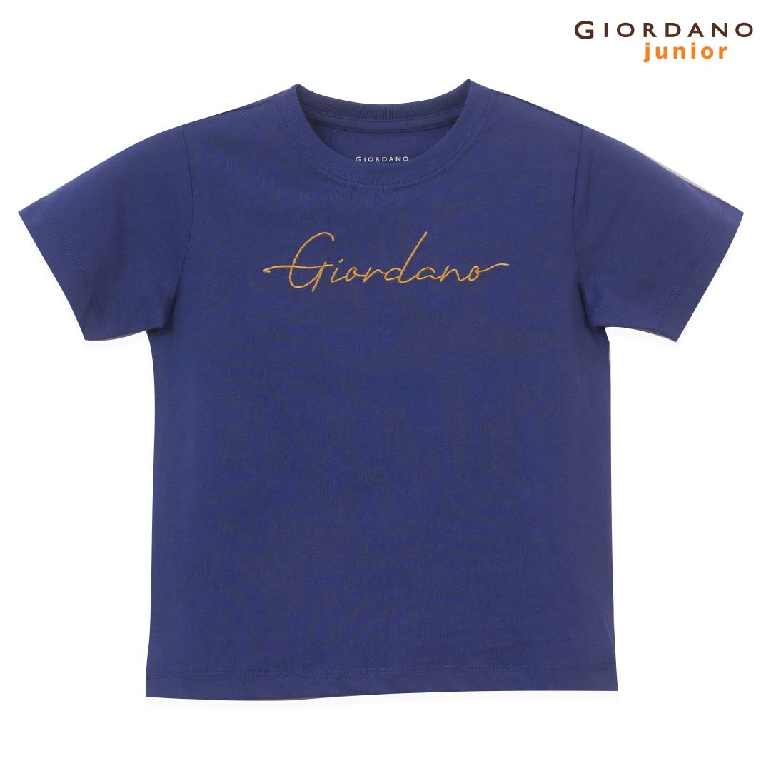 GIORDANO Junior Signature Logo Regular Fit Tee (03086203)