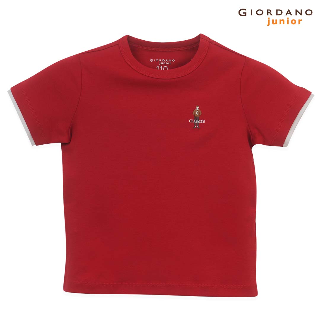 GIORDANO Junior Classics Club Sorona Regular Fit Crew Neck Tee (03025263)