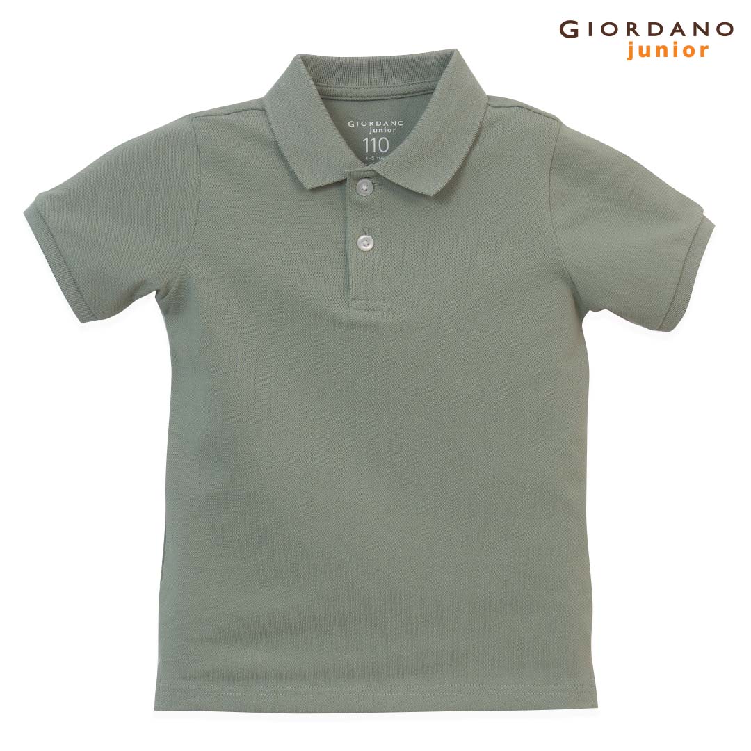 GIORDANO Junior Sweatmark-Free Cotton Lycra Pique Regular Fit Polo (03016248)