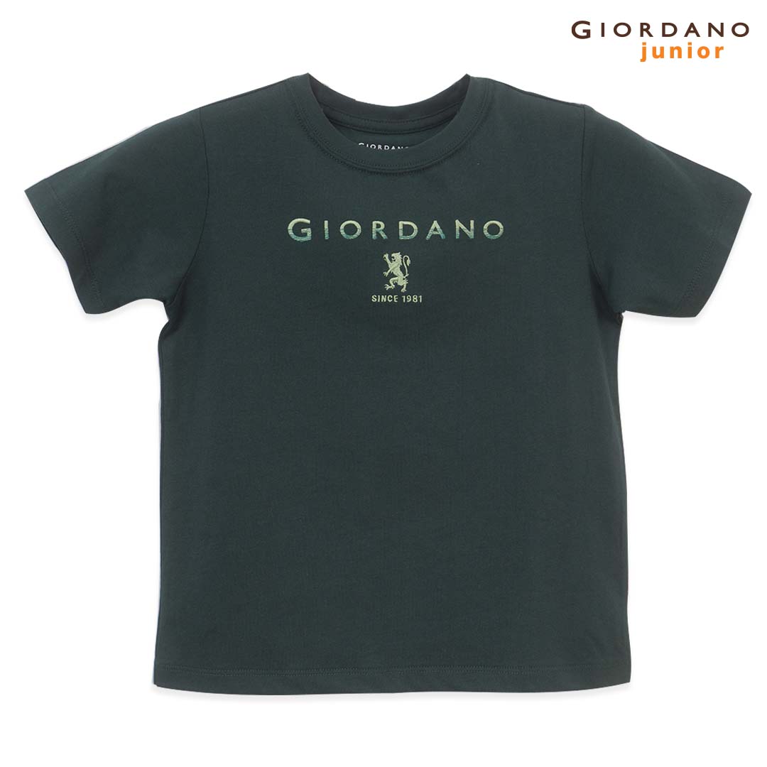 GIORDANO Junior Regular Fit Lion Logo Tee (03086202)