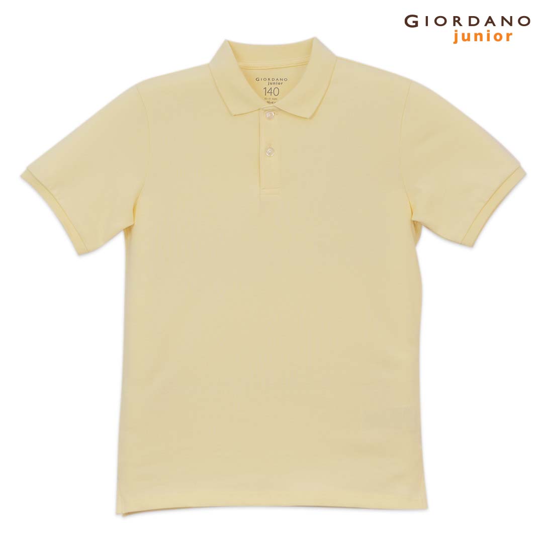 GIORDANO Junior Sweatmark-Free Cotton Lycra Pique Regular Fit Polo (03016248)