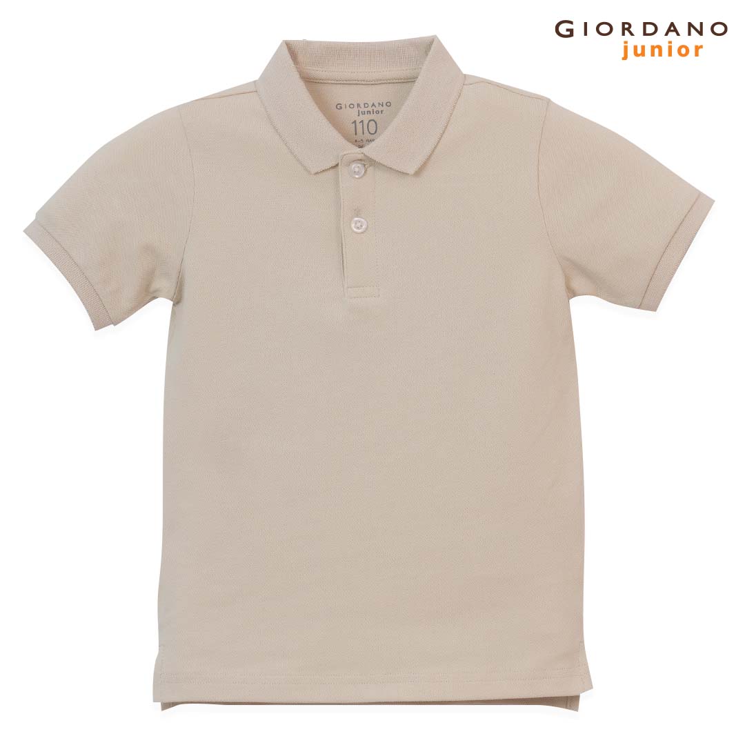 GIORDANO Junior Sweatmark-Free Cotton Lycra Pique Regular Fit Polo (03016248)