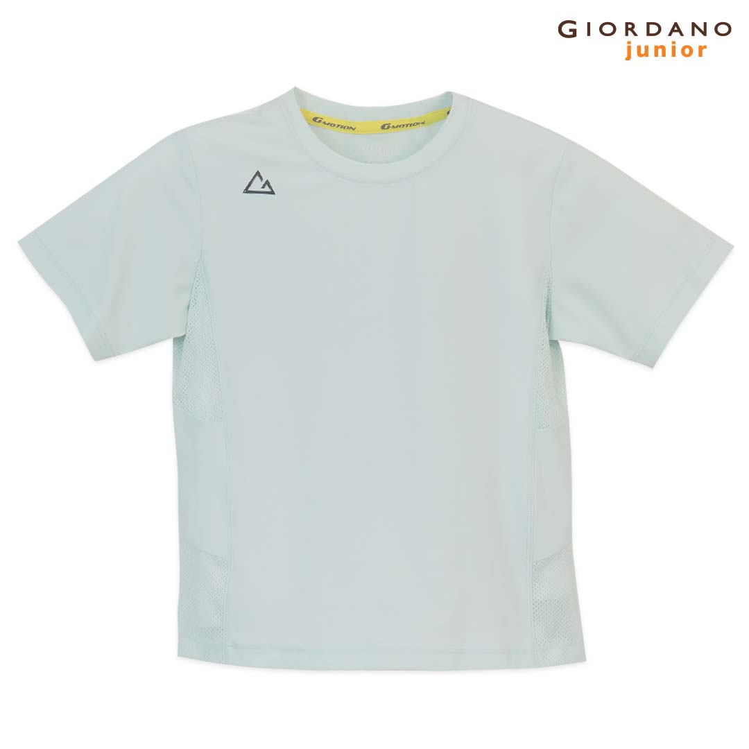 GIORDANO Junior Nylon Spandex Warp Knitted Crew Neck Regular Print Tee (03025214)