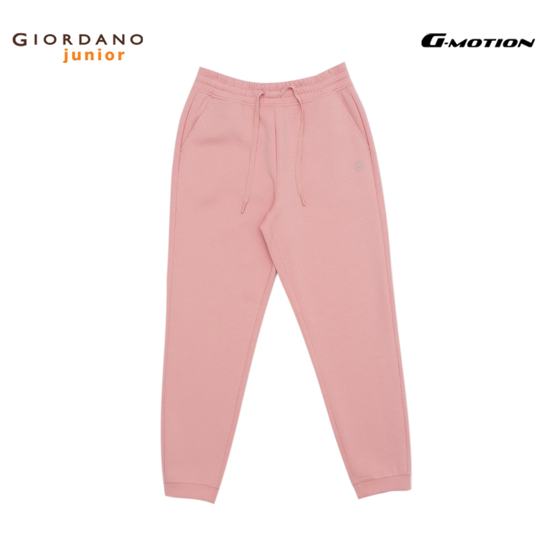 GIORDANO Women's G-Motion Interlock Mid Rise Regular Fit Jogger Pants (05414127)