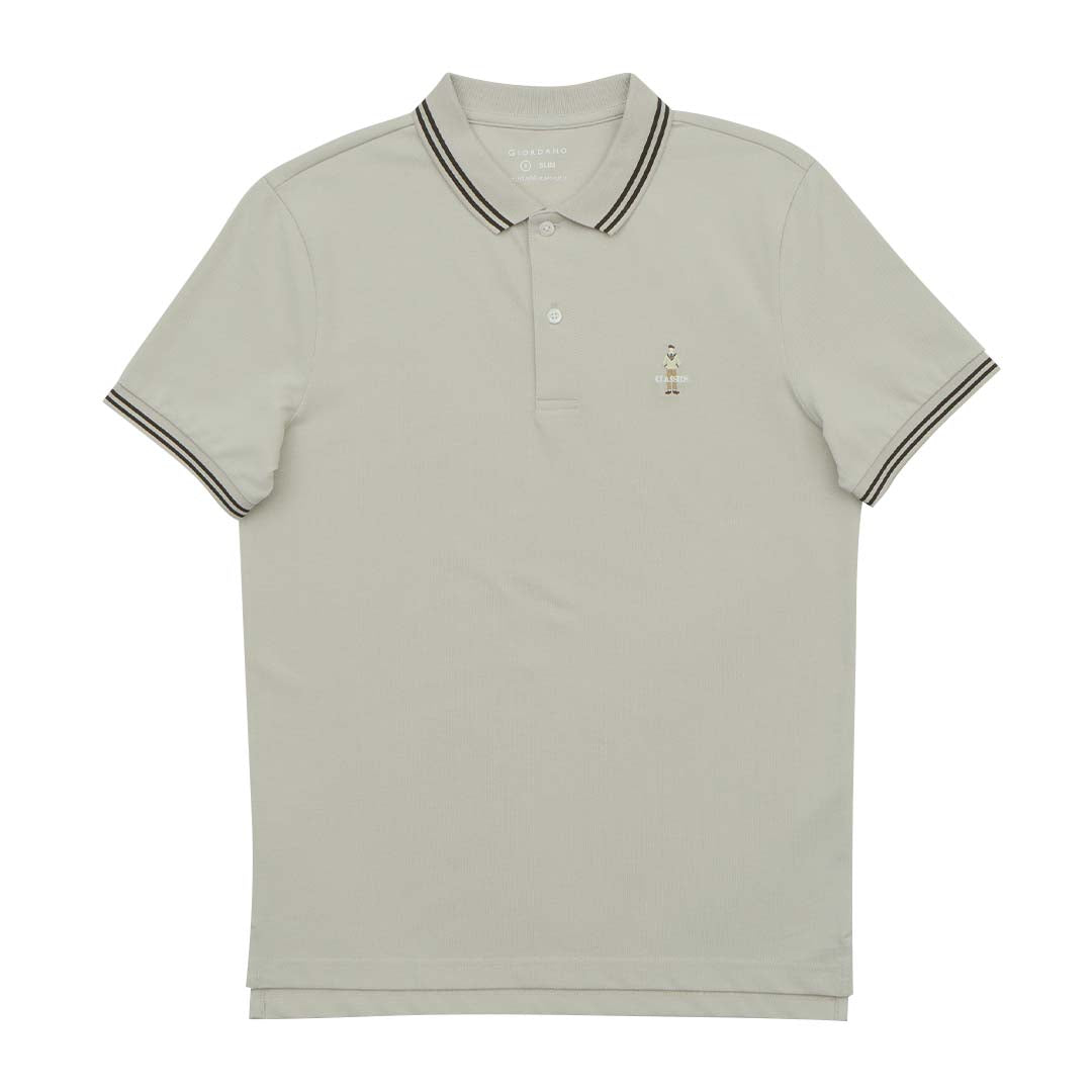 GIORDANO Men's Classic Man Sweatmark Free Polo (01015316)