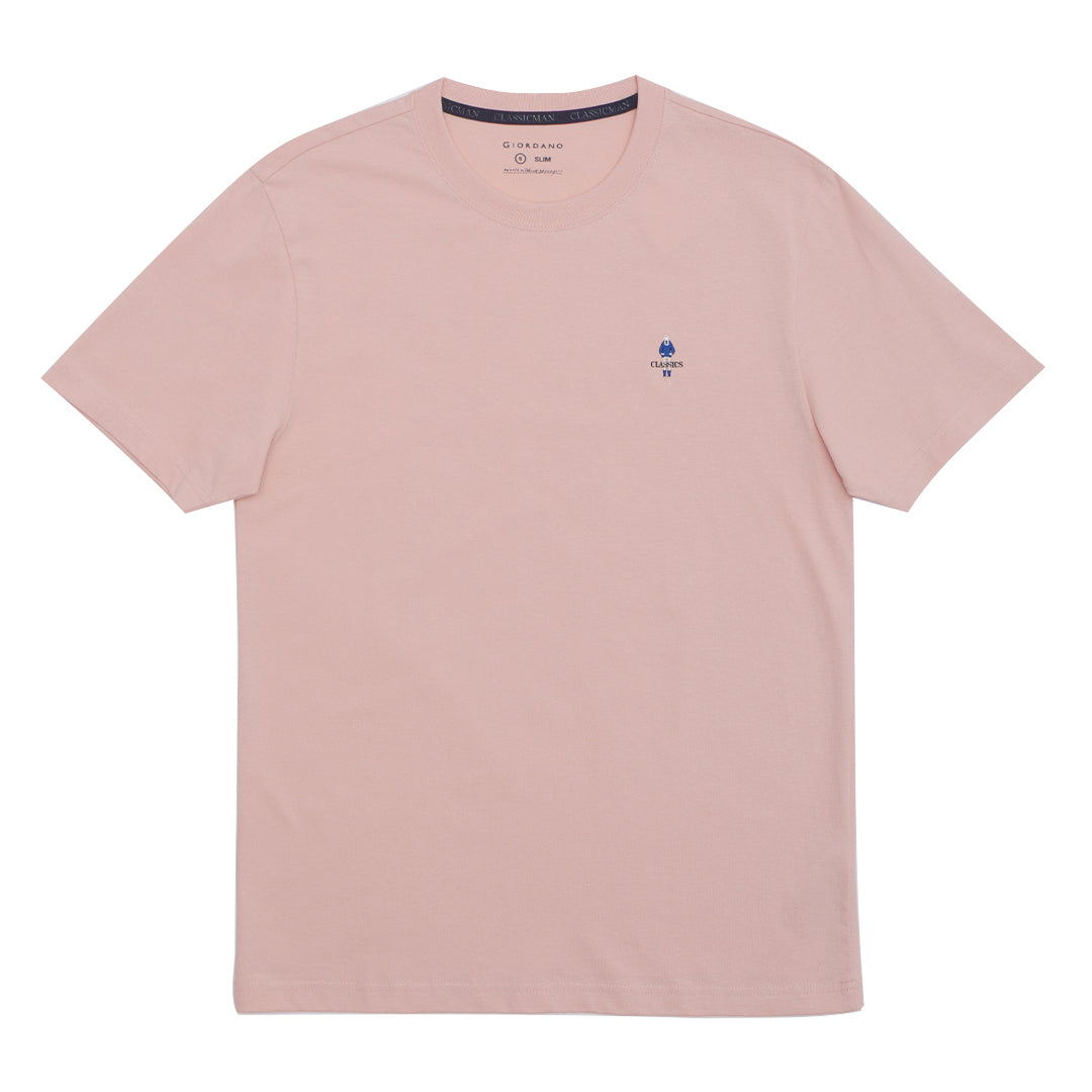 GIORDANO Men's Classic Man Crew Neck Tee (01025629)