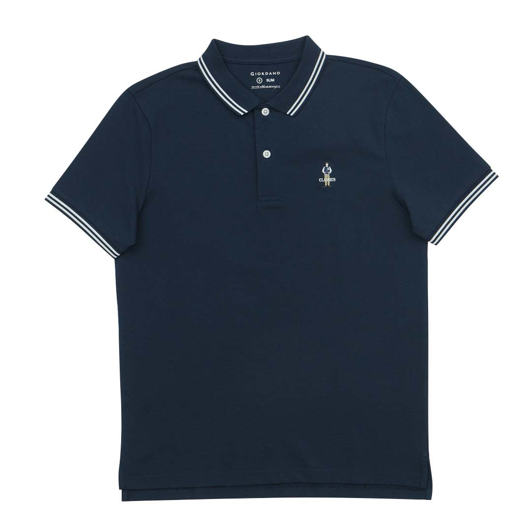 GIORDANO Men's Classic Man Sweatmark Free Polo (01015316)