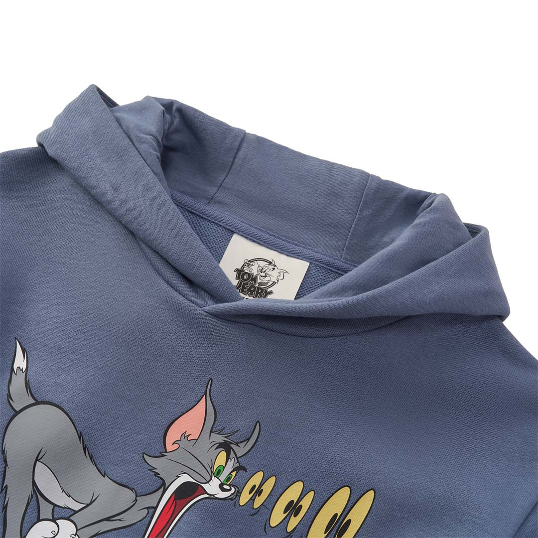 GIORDANO Junior Tom and Jerry French Terry Relax Fit Printed Hoodie (03086614)