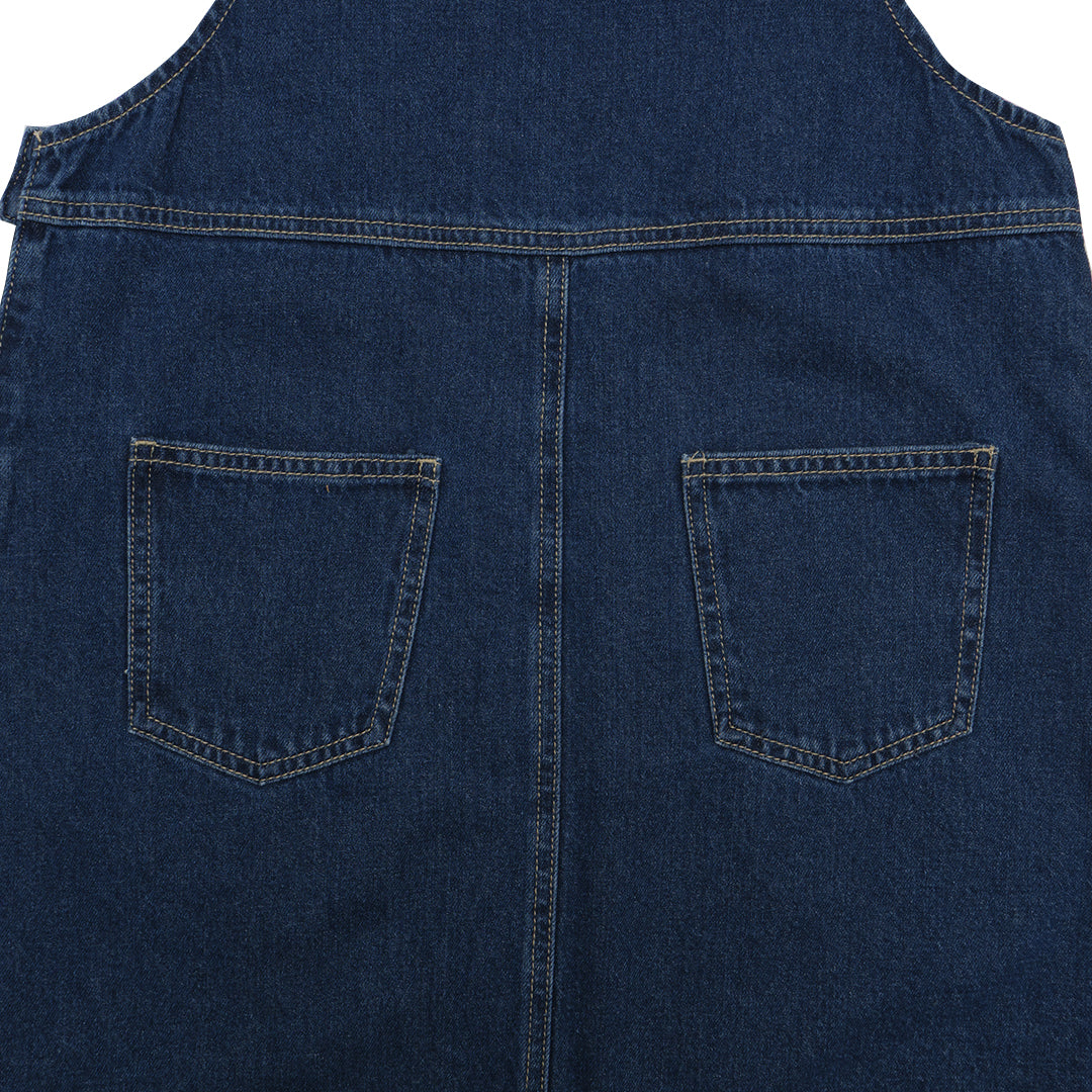 Women's Cotton Denim Sleeveless Loose Fit Dress (13463313)