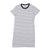 GIORDANO Women's Frog Stripe Cotton Jersey Crew Neck Comfort Fit Dress