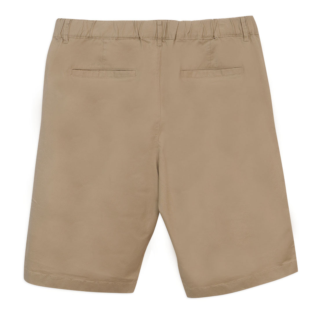Men's Cotton Spandex Twill Mid Rise Regular Fit Shorts (13103232)