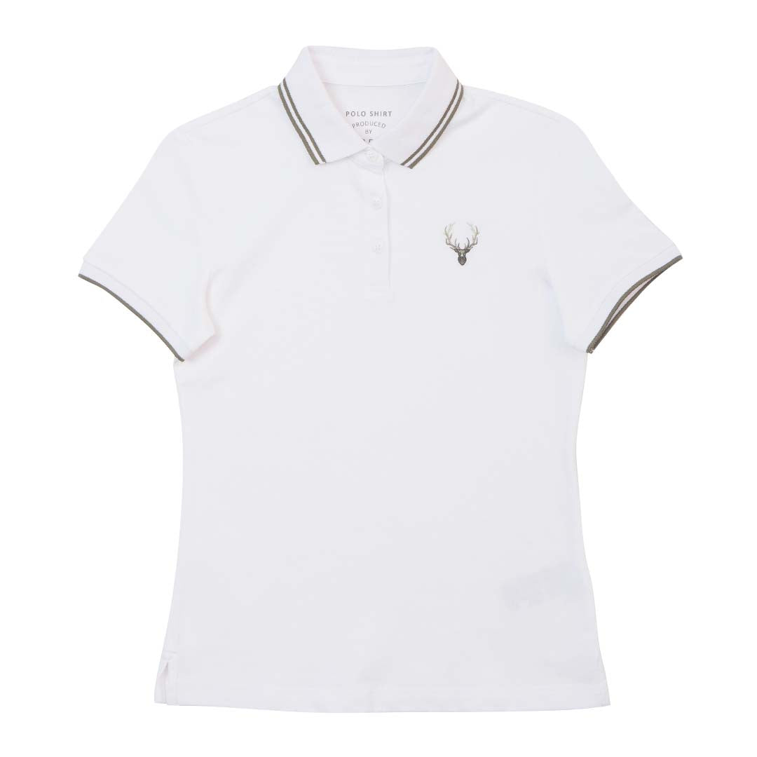 GIORDANO Women's Slim Fit Deer Head Polo (05315362)