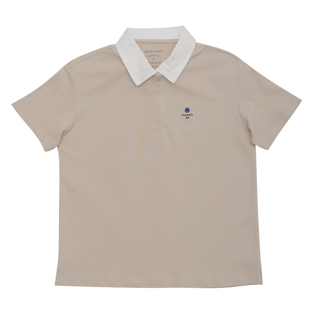 GIORDANO Women's Preppy Classic Man Boyfriend Fit Polo (05315335)