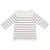 GIORDANO Women's Cotton Polyester Crew Neck Comfort Fit Stripe Tee  (05325272)