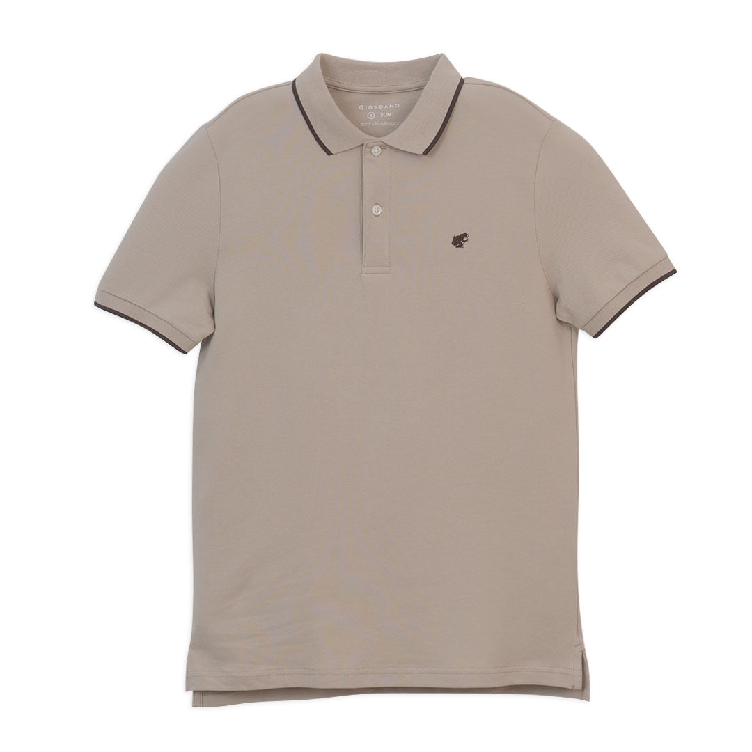 GIORDANO Men's Frog Slim Fit Polo (01016267)