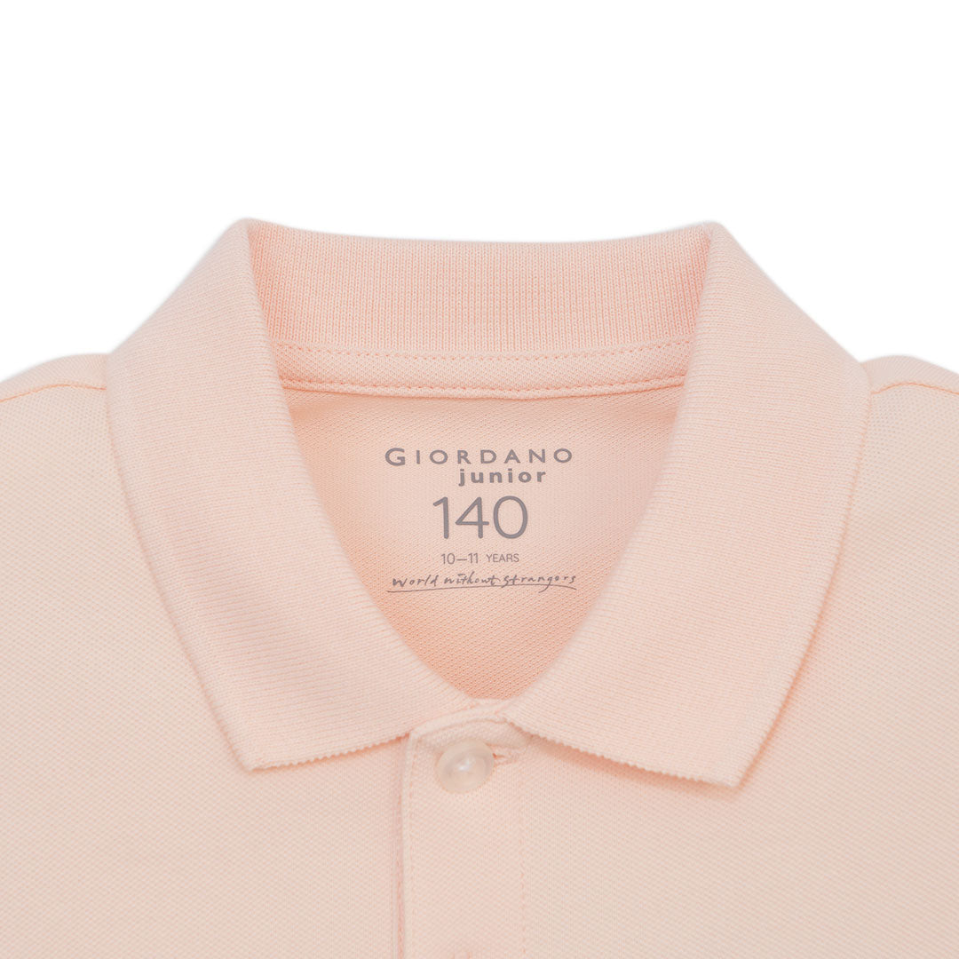 GIORDANO Junior Sweatmark-Free Cotton Lycra Pique Regular Fit Polo (03016248)