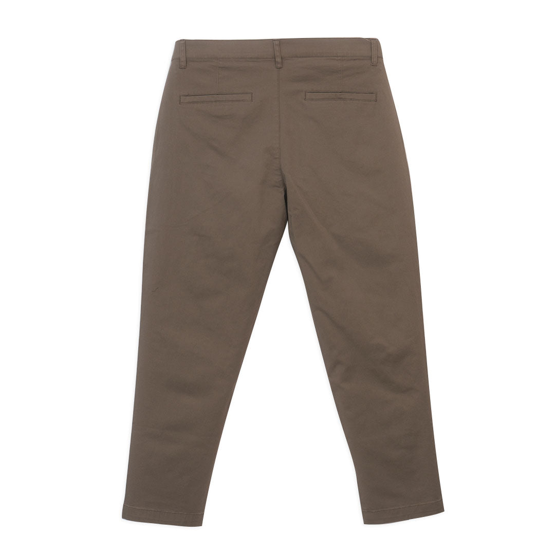 GIORDANO Men's Cotton Spandex Twill Low Rise Slim Tapered Crop Pants (01126006)