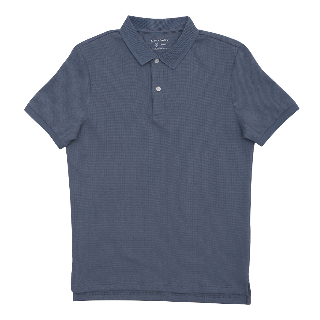 GIORDANO Men's Stretch Waffle Polo (01015253)