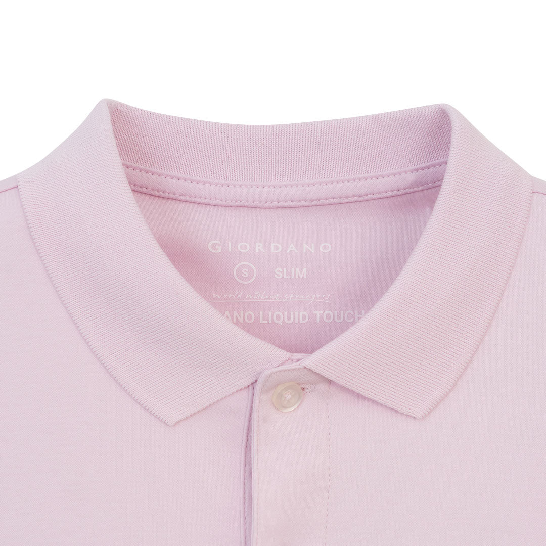 GIORDANO Men's Liquid Touch Slim Fit Polo (01016291)