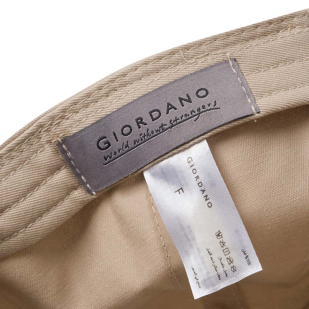 GIORDANO Men's Signature Logo Embroidery Cap (01206005)