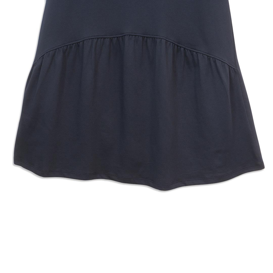 GIORDANO Women's Cotton Polyester Crew Neck Comfort Fit Dress (05465492)