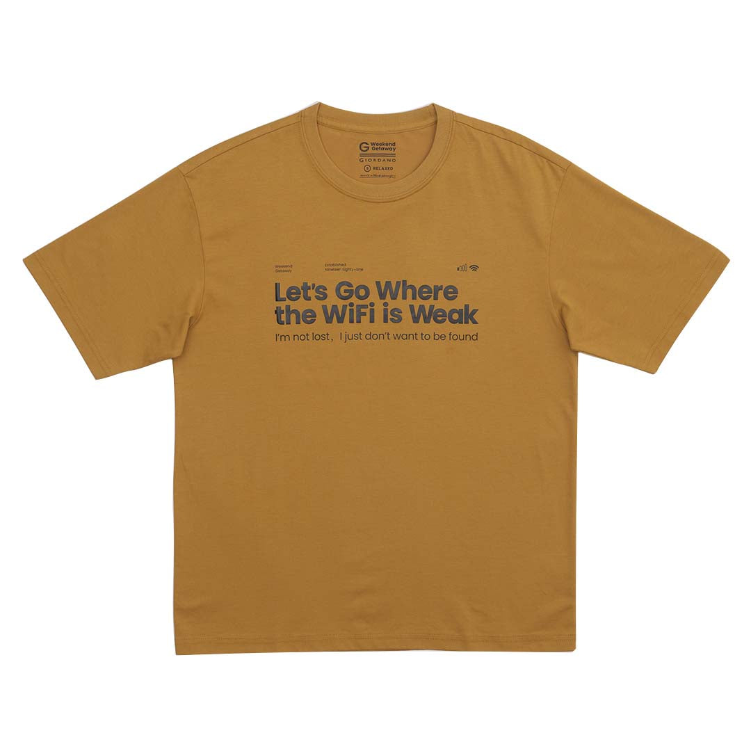GIORDANO Men's Sorona Urban Outdoor Printed Tee (01095233)