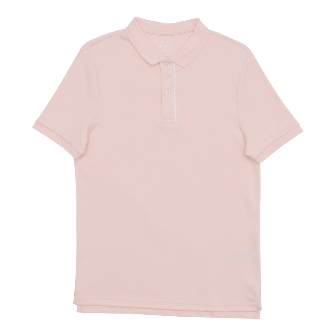 GIORDANO Men's Cotton Nylon Solid Polo (01015320)