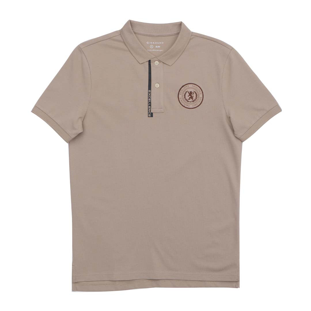 GIORDANO Men's Cotton Lycra Bold Polo (01015332)