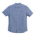 GIORDANO Men's Small Frog Linen Cotton Poplin Short Sleeves Slim Fit Shirt (01046210)