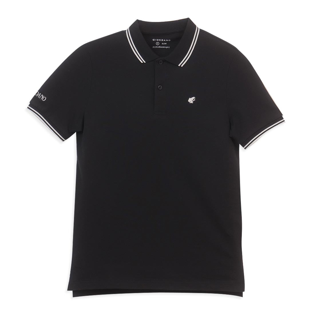 GIORDANO Men's Frog Slim Fit Polo (01016265)