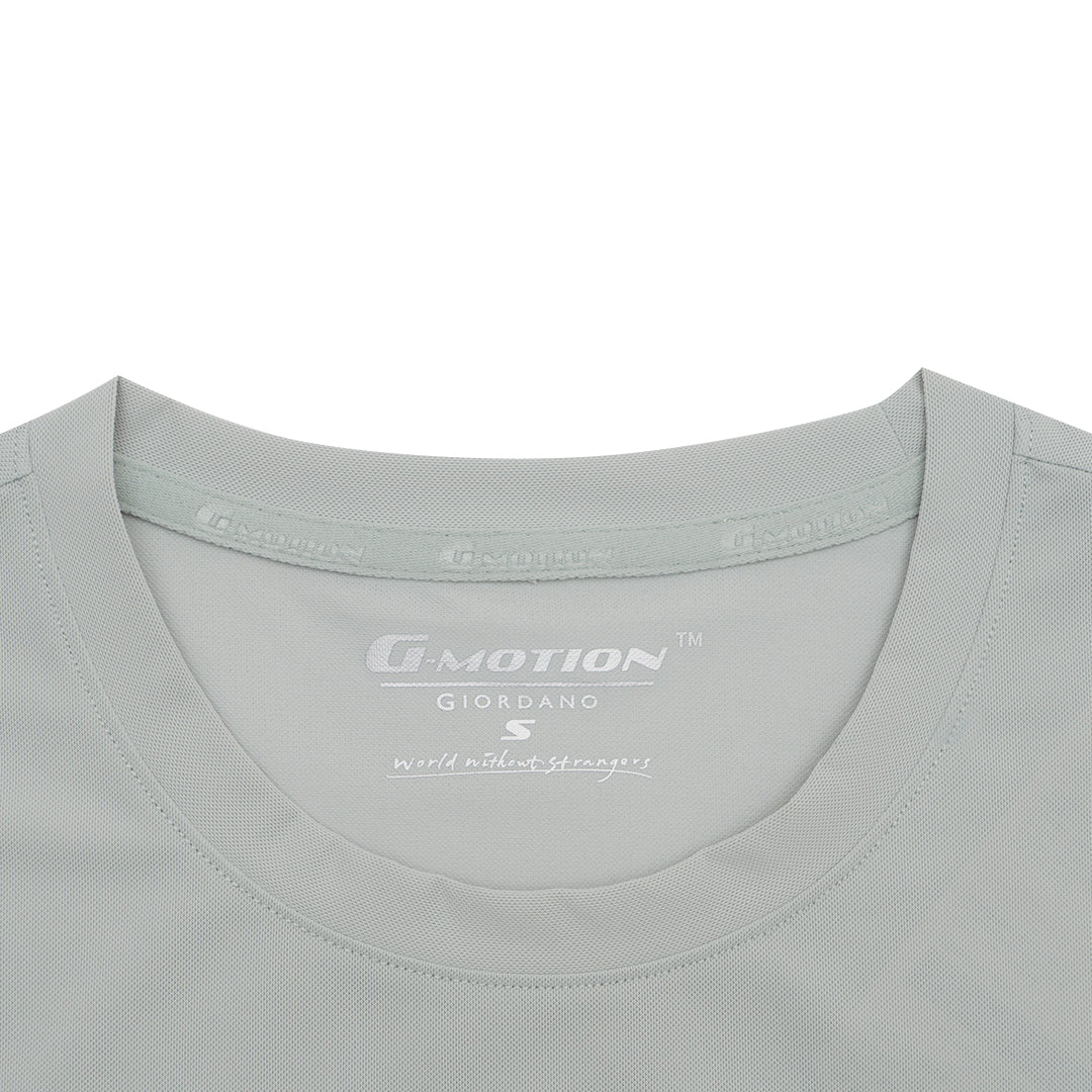 GIORDANO Men's G-Motion Nylon Spandex Pique Printed Tee (01095402)