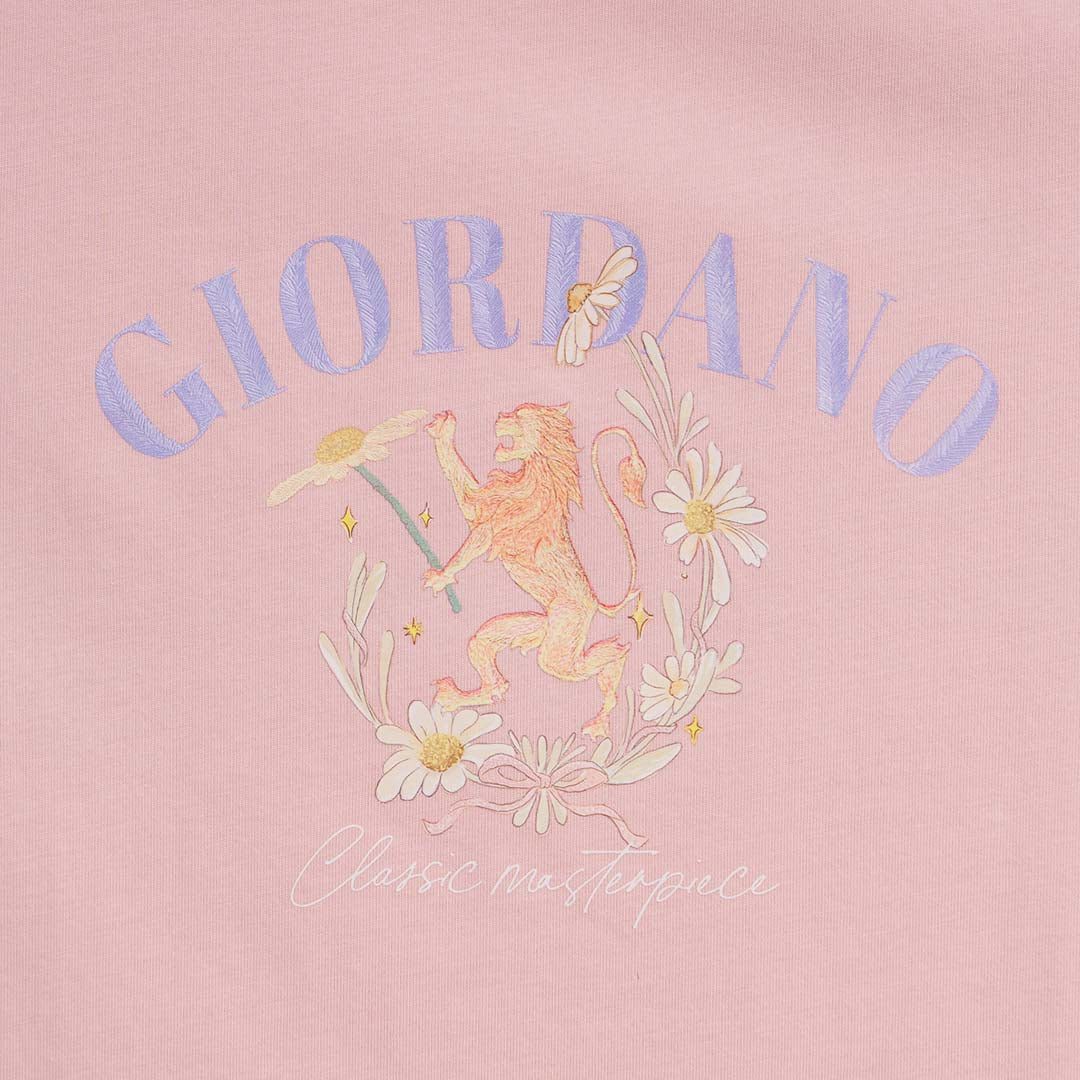 GIORDANO Women's Comfort Fit Printed Tee (05396207)