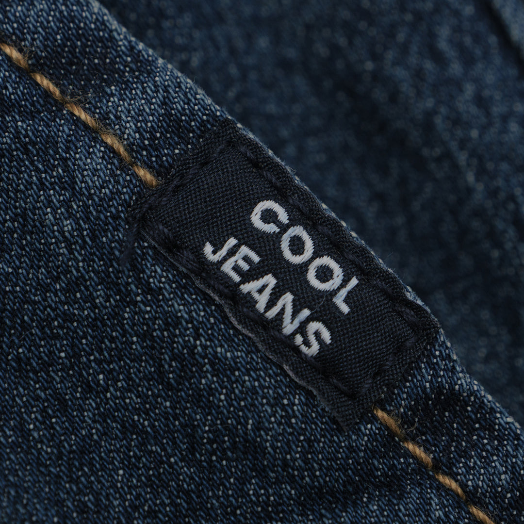 GIORDANO Men's Denim Mid Rise Relax Fit Bermuda Shorts (01105216)