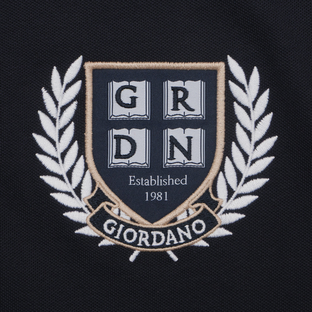 GIORDANO Men's Cotton Lycra Bold Polo (01015342)