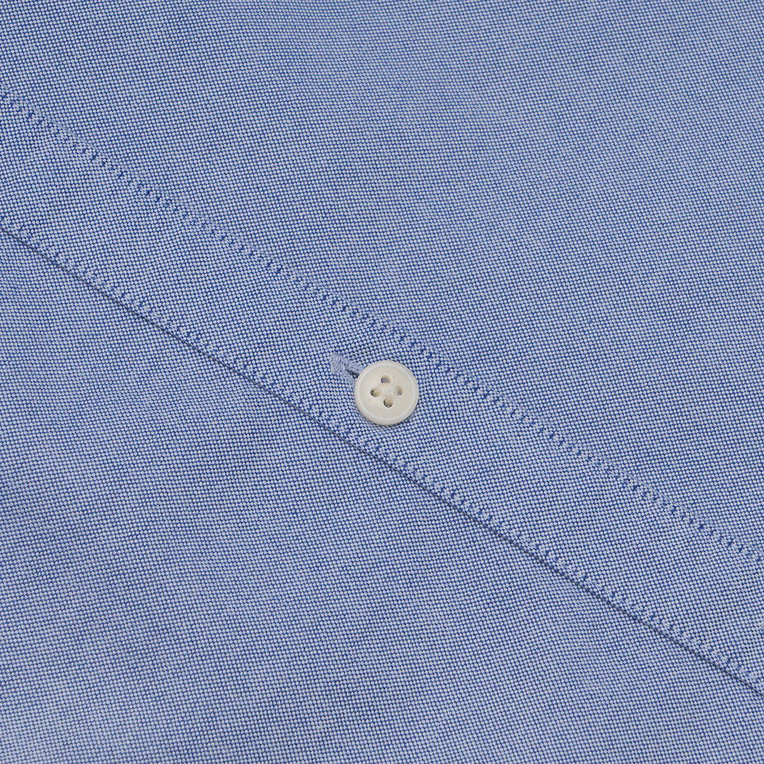 GIORDANO Women's Classic Man Oxford Acute Collar Short Sleeves Eco Soft Shirt (05345231)