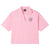 GIORDANO Women's Super Mario Cotton Lycra Short Sleeve Loose Fit Solid Polo (05316488)