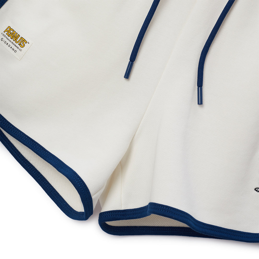 GIORDANO Junior Girl's Snoopy Mid Rise French Terry Shorts (03405266)