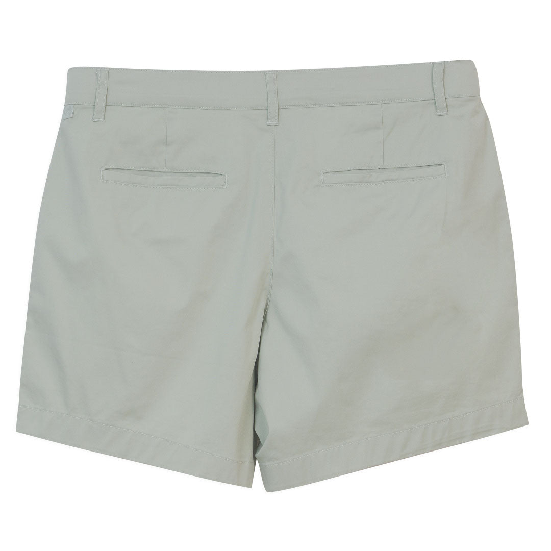 GIORDANO Women's Cotton Nylon Spandex Twill Mid Rise Slim Fit Pocket Shorts (05406218)