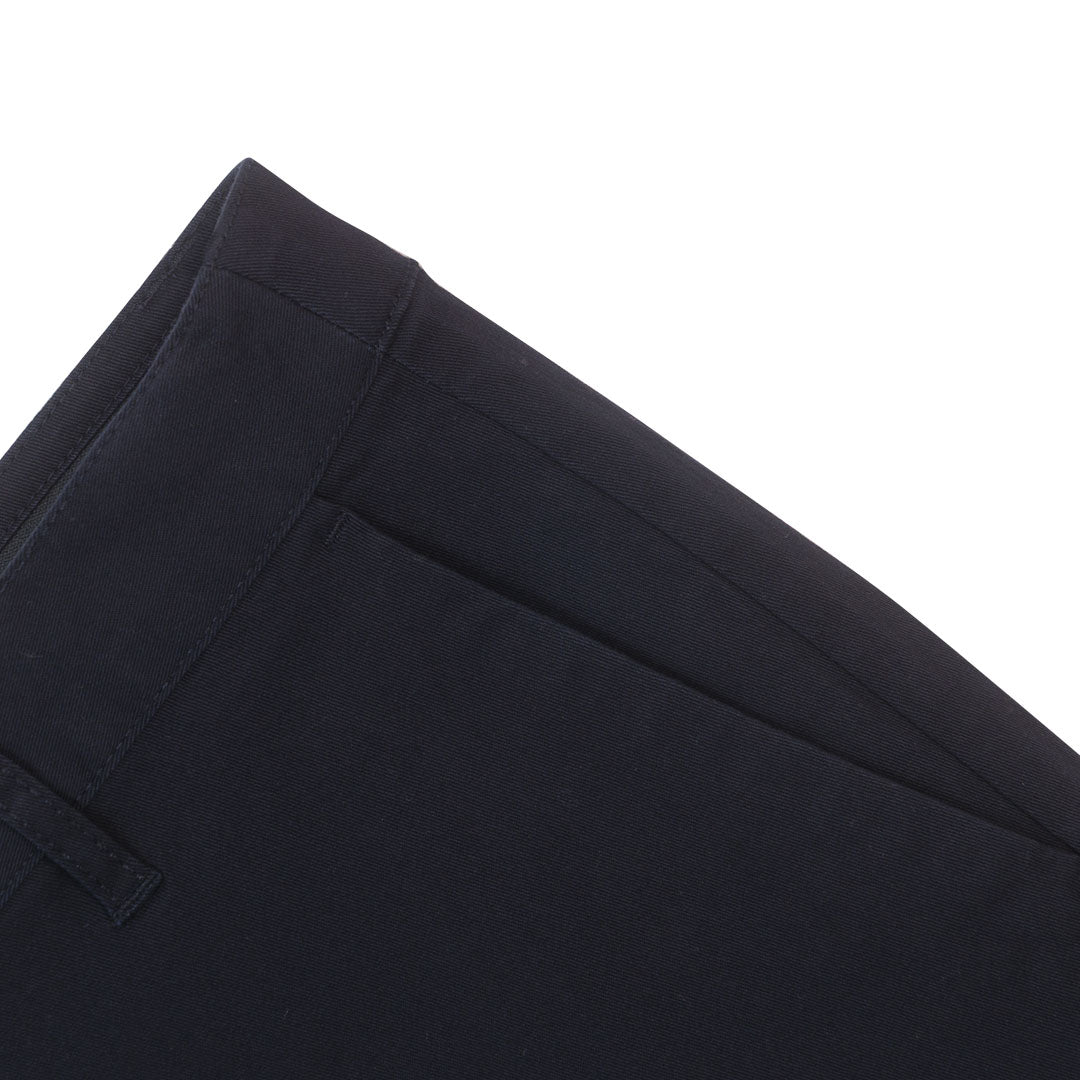 GIORDANO Men's Cotton Spandex Twill Mid Rise Regular Straight Fit Khakis (01116027)