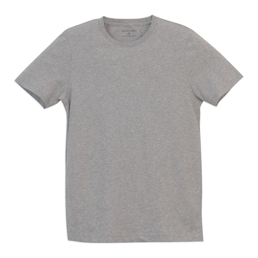 GIORDANO Men's 3-in-a-Pack Cotton Jersey Crew Neck Slim Tee (01246104)