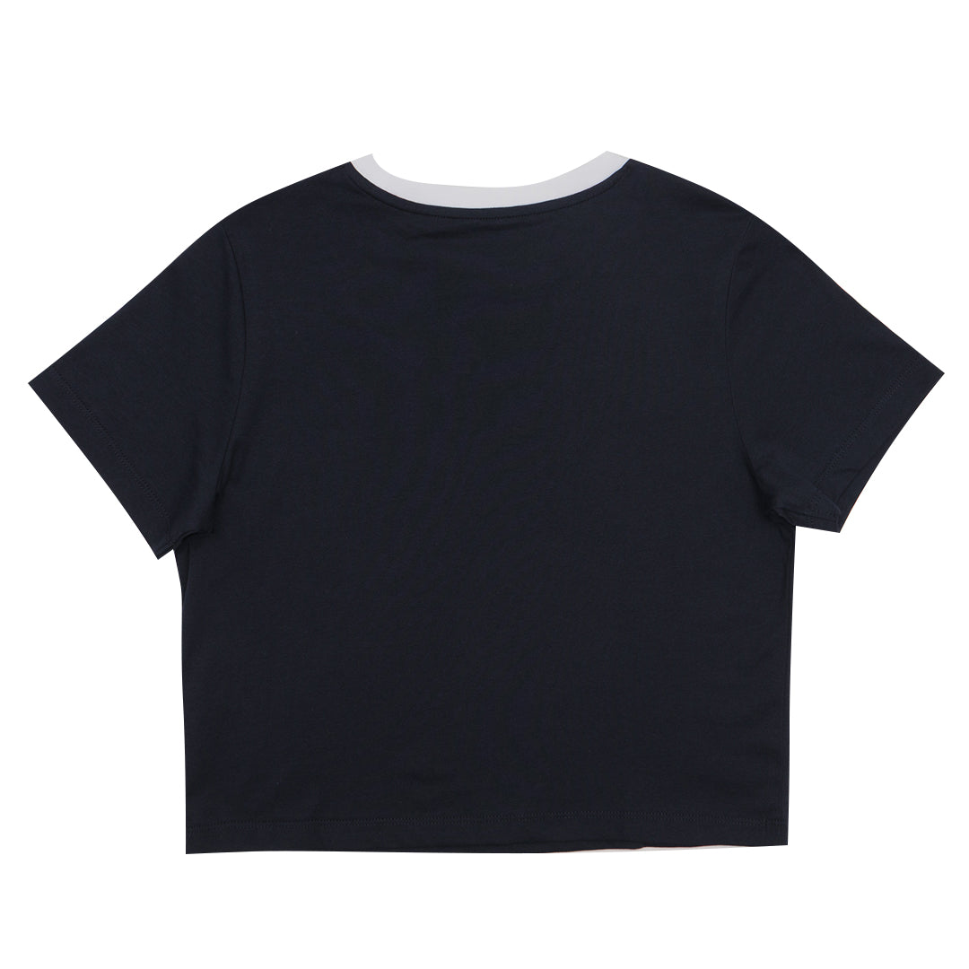 GIORDANO Women's Cotton Jersey Contrasting Crew Neck Tee (05325201)