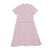GIORDANO Women's Linen Cotton Poplin V-Neck Short Sleeves Loose Fit Front Placket Dress (05466220)