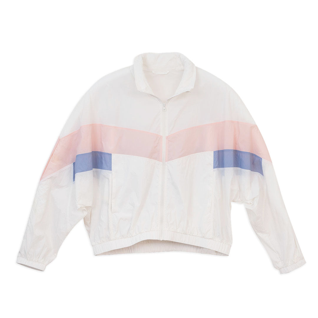 GIORDANO Women's Nylon Full Zip Loose Fit Windbreaker (05376013)