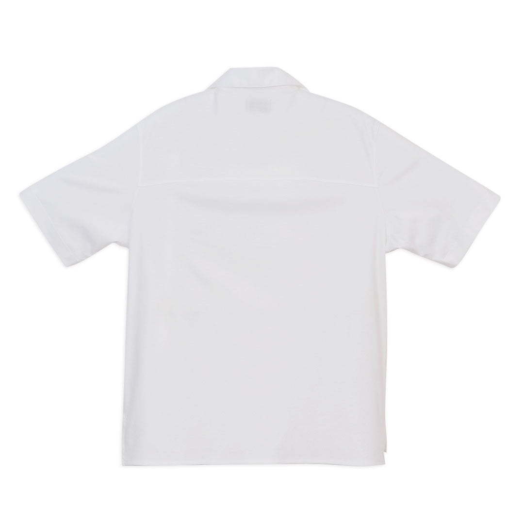 GIORDANO Men's Cotton Interlock Short Sleeves Relax Fit Embroidery Shirt (01046245)