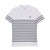 GIORDANO Men's Cotton Pique Slim Fit Stripe Polo (01016230)