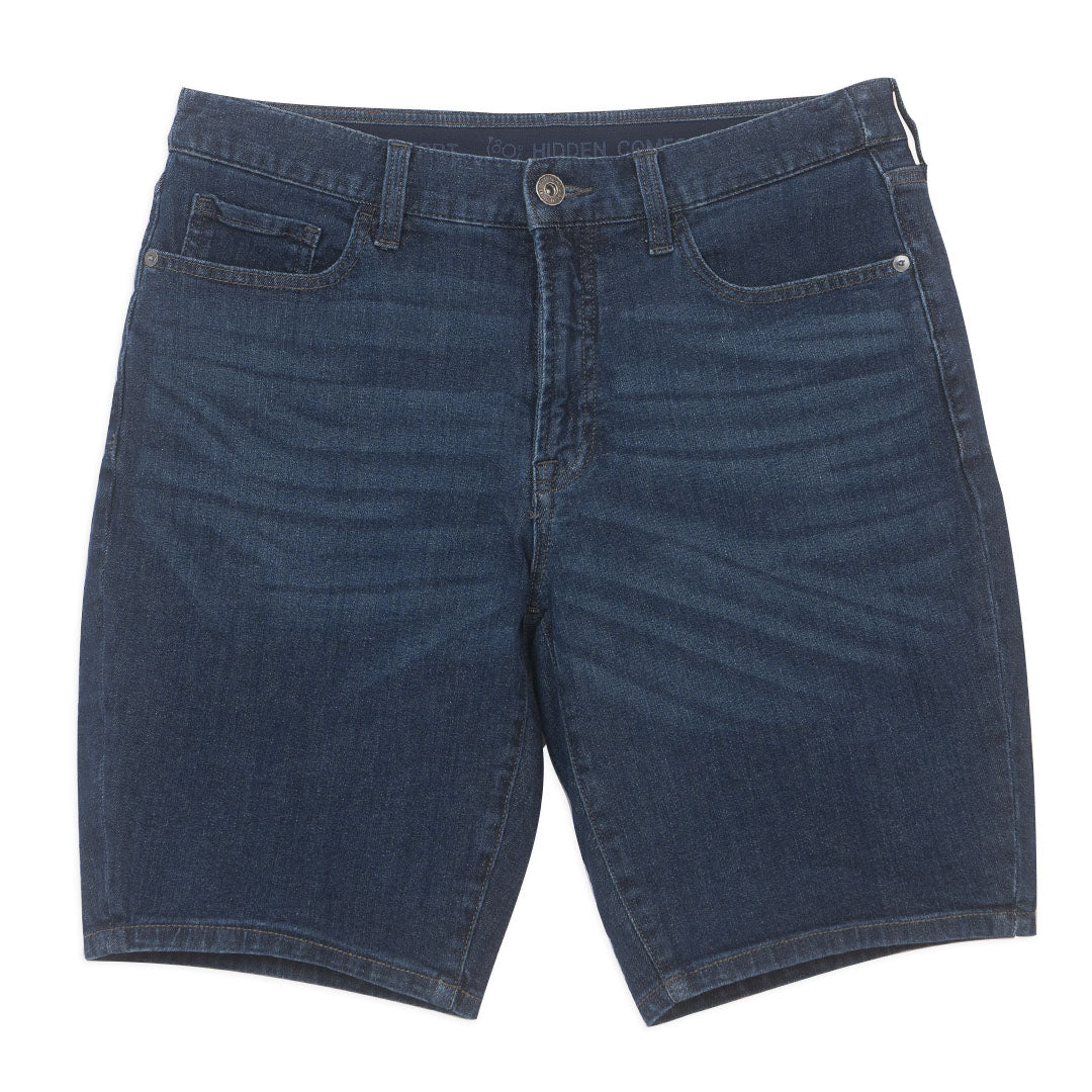GIORDANO Men's Cotton Lycra Denim Low Rise Slim Fit Bermuda Shorts (01106225)