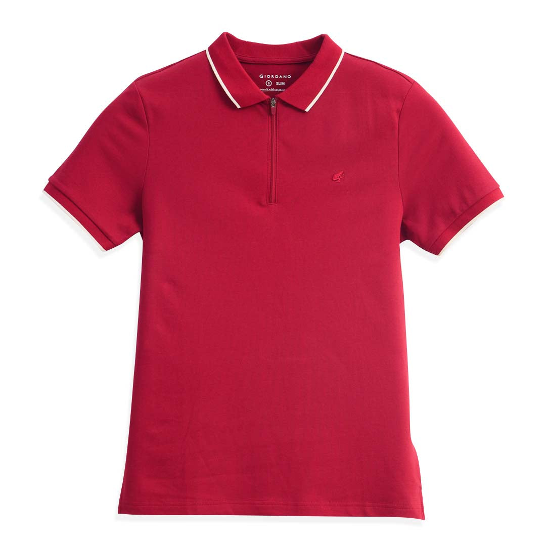 GIORDANO Men's Frog Slim Fit Polo (01015700)