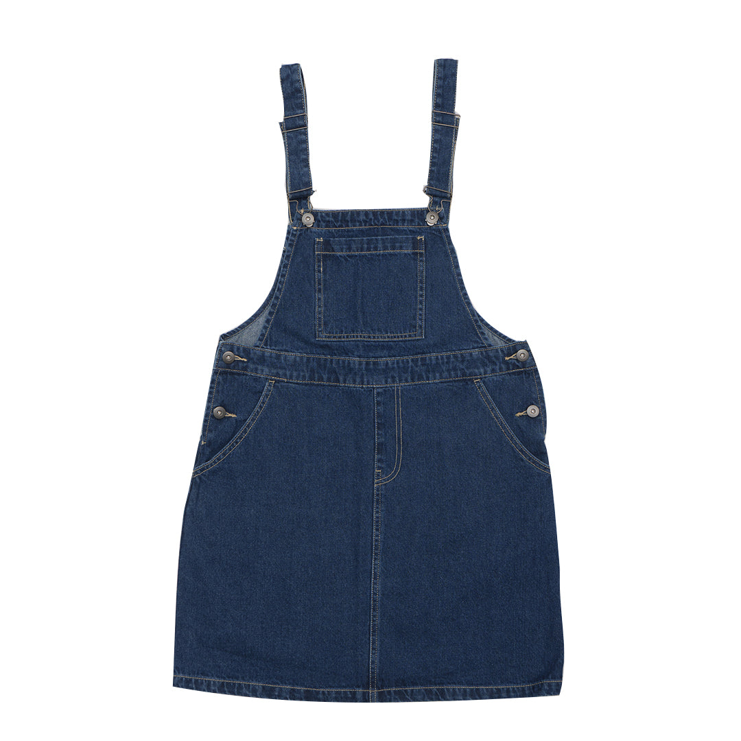 Women's Cotton Denim Sleeveless Loose Fit Dress (13463313)