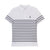 GIORDANO Men's Cotton Pique Slim Fit Stripe Polo  (01016230)
